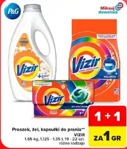 Carrefour Proszyk, żel, kapsułki do prania VIZIR oferta