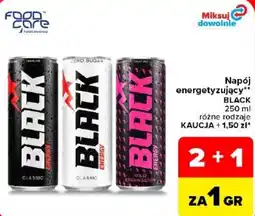 Carrefour Napój energetyzujący BLACK oferta