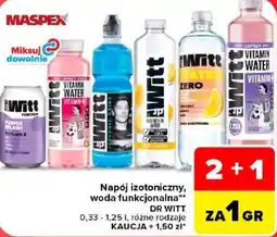 Carrefour Napój izotoniczny, woda funkcjonalna DR WITT oferta