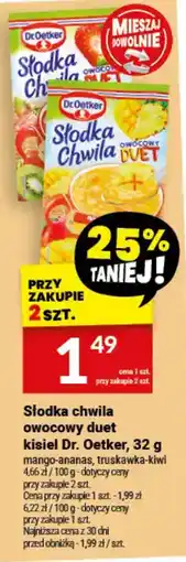 Twój Market Słodka chwila owocowy duet kisiel Dr. Oetker oferta