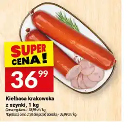 Twój Market Kiełbasa krakowska z szynki oferta