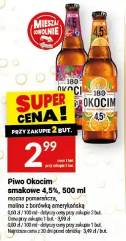 Twój Market Piwo Okocim smakowe 4,5% oferta