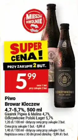 Twój Market Piwo Browar Kleczew oferta