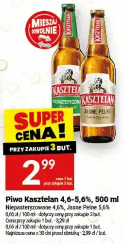 Twój Market Piwo Kasztelan oferta