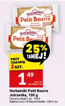 Twój Market Herbatniki Petit Beurre Jutrzenka oferta