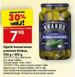 Twój Market Ogórki konserwowe premium Krakus oferta