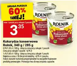 Twój Market Kukurydza konserwowa Rolnik oferta