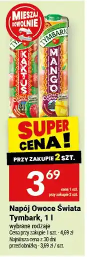 Twój Market Napój Owoce Świata Tymbark oferta
