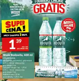 Twój Market Woda Rodowita, 600 ml oferta