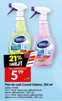 Twój Market Plyn do szyb Crystal Sidolux oferta