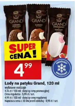 Twój Market Lody na patyku Grand oferta