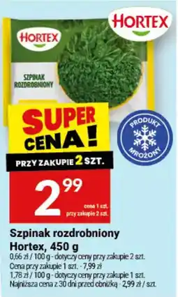 Twój Market Szpinak rozdrobniony Hortex oferta