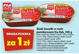 Twój Market Śledź kawałki w sosie pomidorowym Era Ryb oferta