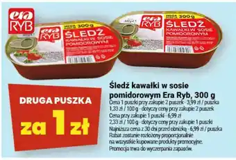 Śledź kawałki w sosie pomidorowym Era Ryb