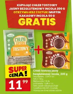 Twój Market Chleb tostowy jasny bezglutenowy Incola oferta