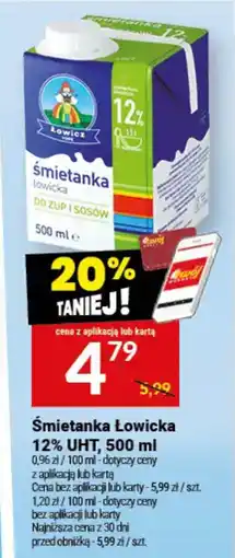 Twój Market Śmietanka Łowicka oferta