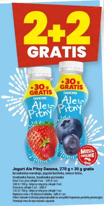 Jogurt Ale Pitny Danone