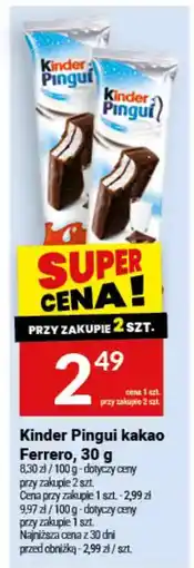 Twój Market Kinder Pingui kakao oferta