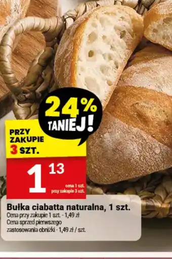 Twój Market Bułka ciabatta naturalna oferta