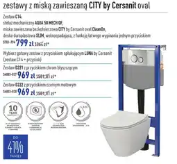 Cersanit Zestawy z miską zawieszana CITY by Cersanit oval oferta
