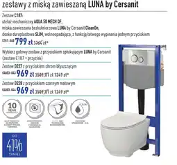 Cersanit Zestawy z miską zawieszana LUNA by Cersanit oferta