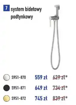 Cersanit system bidetowy podtynkowy oferta