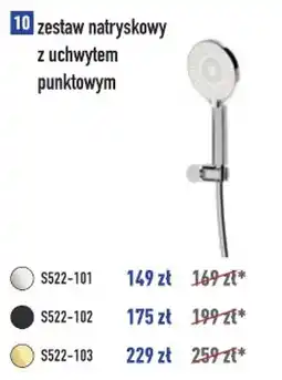 Cersanit zestaw natryskowy z uchwytem punktowym oferta