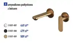 Cersanit umywalkowa podtynkowa z boksem oferta