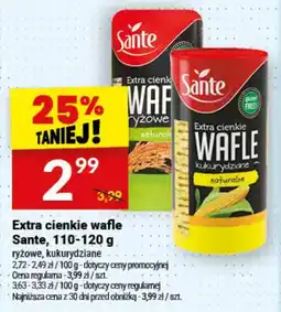 Twój Market Extra cienkie wafle Sante oferta