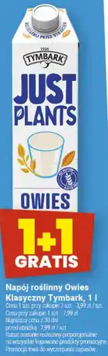 Twój Market Napój roślinny Owies Klasyczny Tymbark oferta