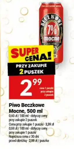 Twój Market Piwo Beczkowe Mocne oferta