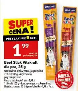 Twój Market Beef Stick Vitakraft oferta
