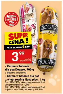 Twój Market Karma w batonie dla psa Dogero oferta
