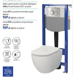 Cersanit Zestaw D217 z przyciskiem chrom błyszczącym LUNA by Cersanit oferta