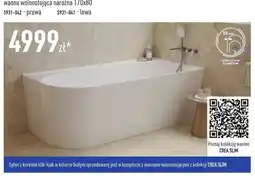 Cersanit Wanna wolnostojąca narożna CREA SLIM oferta
