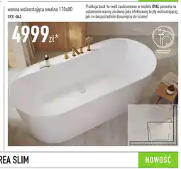 Cersanit wanna wolnostojaca owalna 170x80 oferta