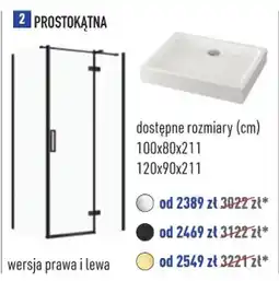 Cersanit PROSTOKĄTNA oferta