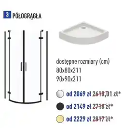 Cersanit PÓŁOGRĄGLA oferta