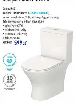 Cersanit Zestaw 934: kompakt TAKO PRO oval CERSANIT TORNADO oferta