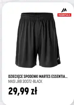 Martes Sport DZIECIĘCE SPODENKI MARTES ESSENTIALS MASI JRB 30072-BLACK oferta