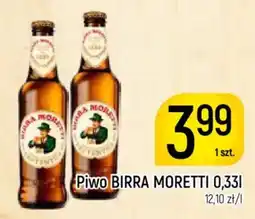 Delikatesy Piotruś Pan Piwo BIRRA MORETTI oferta