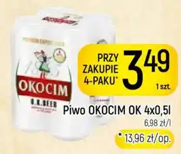 Delikatesy Piotruś Pan Piwo OKOCIM OK oferta
