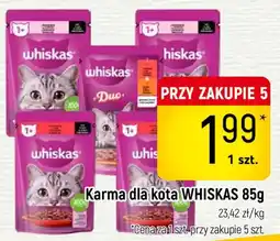 Delikatesy Piotruś Pan Karma dla kota WHISKAS oferta