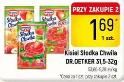 Delikatesy Piotruś Pan Kisiel Słodka Chwila DR.OETKER oferta