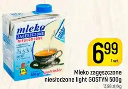 Delikatesy Piotruś Pan Mleko zagęszczone niesłodzone light GOSTYŃ oferta
