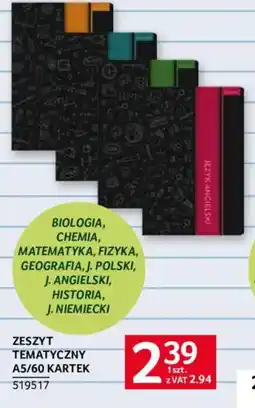 Selgros Zeszyt Tematyczny oferta