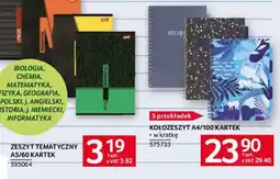 Selgros Zeszyt tematyczny A5/60 kartek oferta