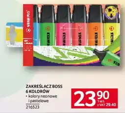 Selgros ZAKREŚLACZ BOSS 6 KOLORÓW oferta