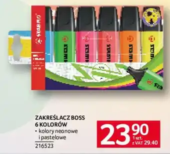 ZAKREŚLACZ BOSS 6 KOLORÓW