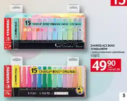Selgros Zakreślacz Boss 15 kolorów oferta